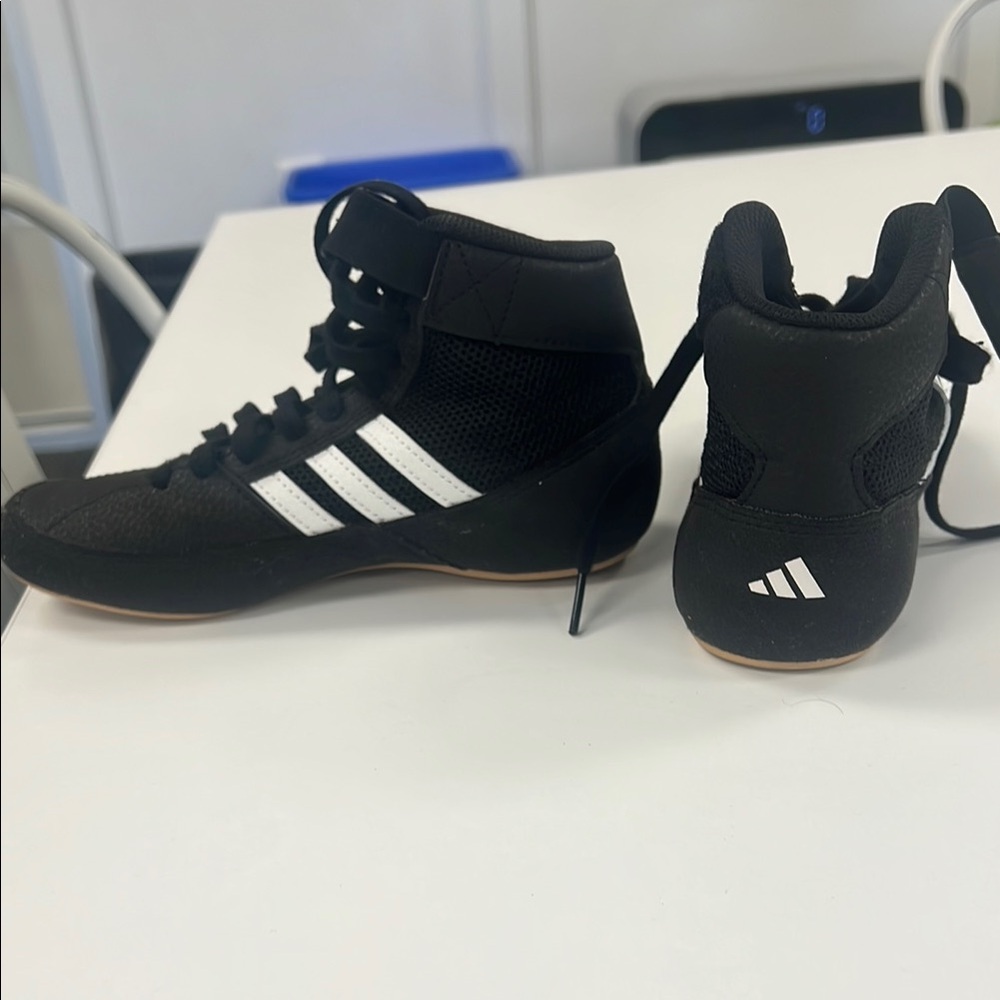 Adidas kids  Black Wrestling Shoes